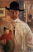 Carl Olaf Larsson Self-Portrait china oil painting reproduction